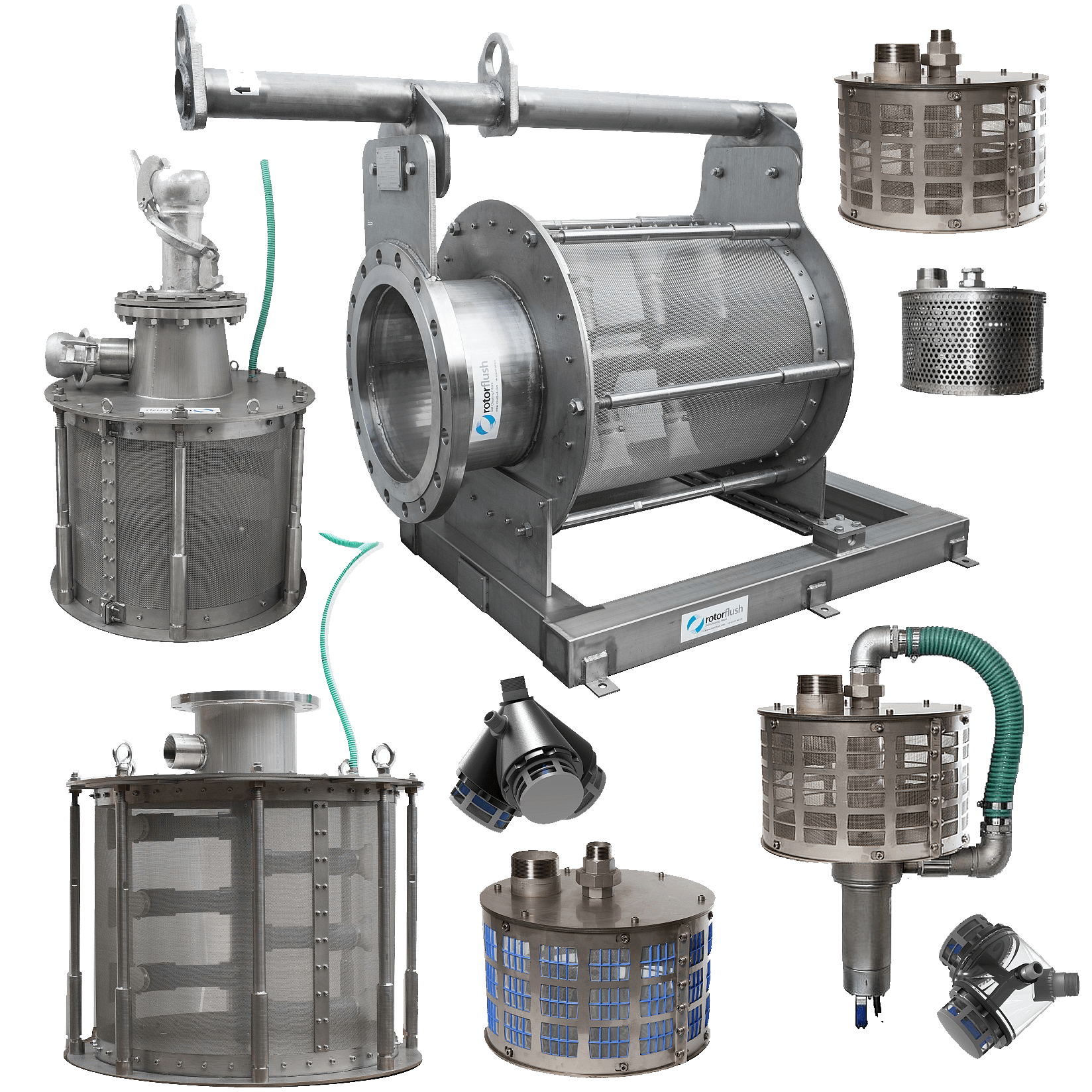 All Kinds Of Self-Cleaning Suction Intake Filters And Screens