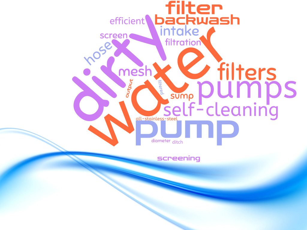 Dirty Water pump wordcloud