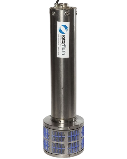 High Pressure self-cleaning centrifugal submersible pump