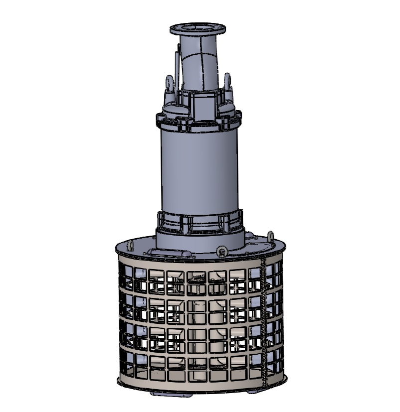 Sketch of Rotorflush RUBI filterpump